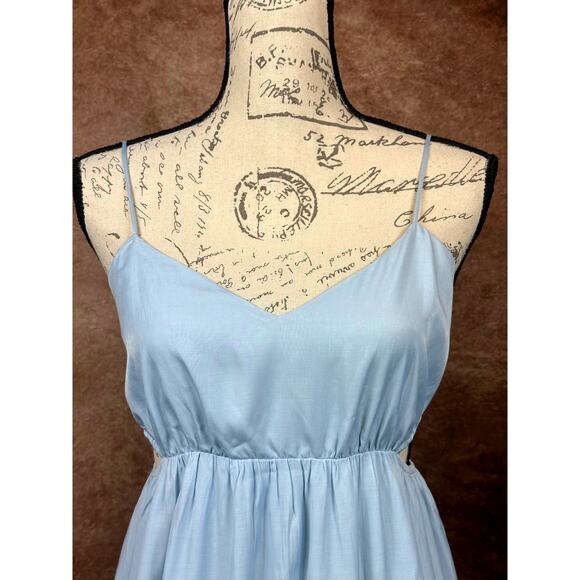 And Now This Women's Cut Out Tiered Maxi Dress - Periwinkle Blue - size XS - Picture 5 of 16
